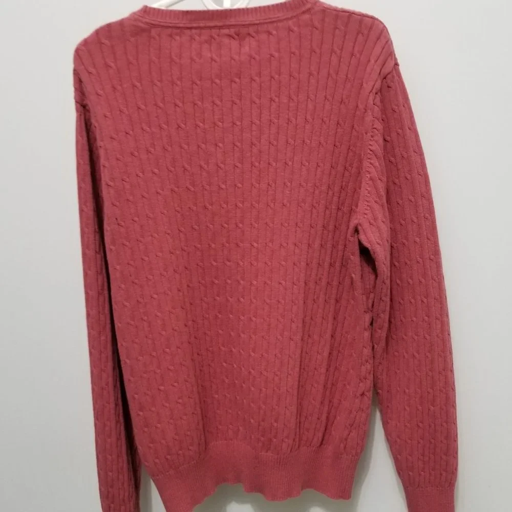 Kim Rogers women's L cable knit sweater - Picture 4 of 4